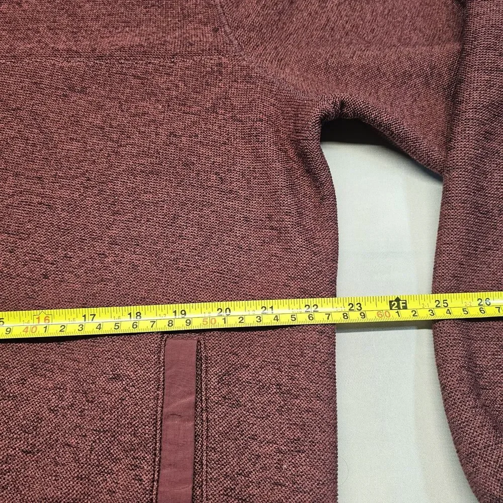 Eddie Bauer Mens L Red Quarter Button Pullover Cotton Casual Knit‎ Sweatshirt